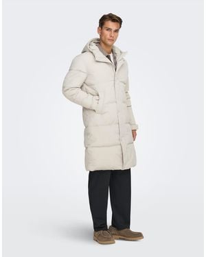 Only & Sons Coat - White