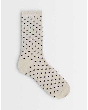 SUI AVA Peppermint Pop Socks - White