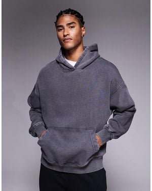 ADPT Oversized Hoodie With - Gray