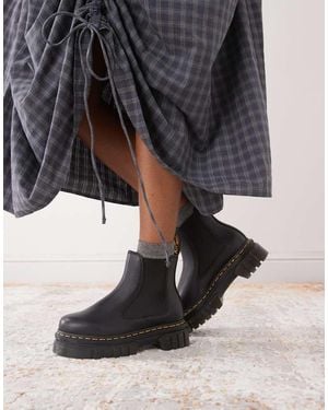 Dr. Martens Audrick Chunky Flat Chelsea Boot - Grey