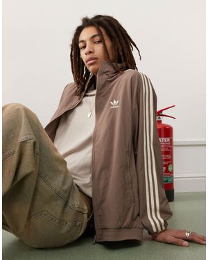 adidas Originals Firebird Woven Track Top - Brown