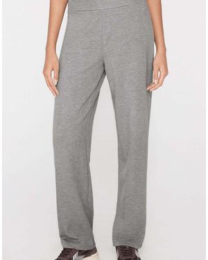 Tezenis Soft Touch Straight-Cut Trousers - Grey
