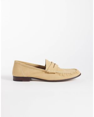 Mango – loafer aus 100% wildleder - Weiß