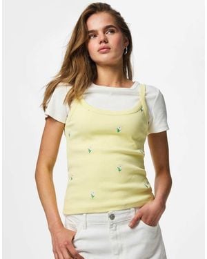 Pieces Top - Yellow