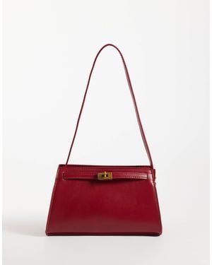 ASOS Schultertasche mit schlossdetail - Rot
