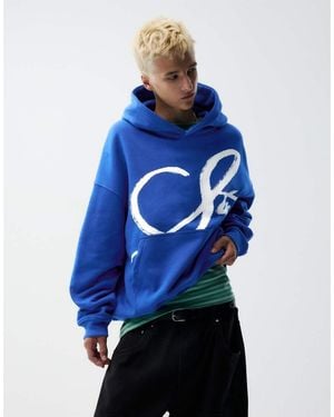 Pull&Bear Stwd Hood - Blue