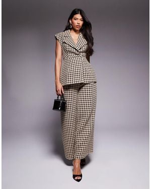ASOS Houndstooth Pants - Gray