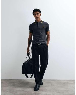 Fred Perry Twin Tipped Polo Shirt - Blue