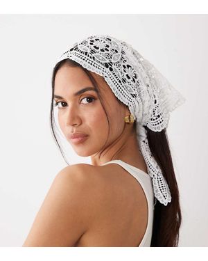 Kaiia Exclusive Crochet Headscarf - Brown