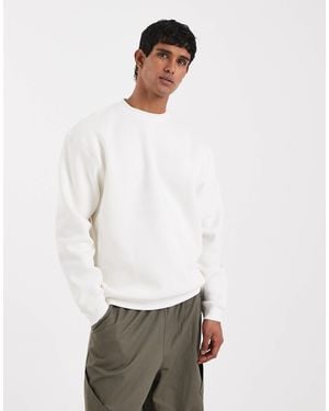 ASOS Essentials Relaxed Fit Sweatshirt - White