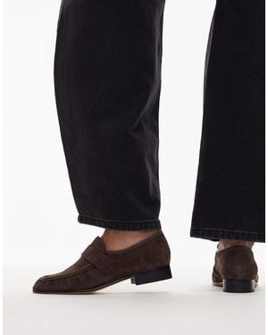Tony Bianco Gatsby Suede Loafers - Black