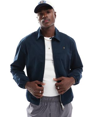 Farah Cane Harrington Jacket - Blue