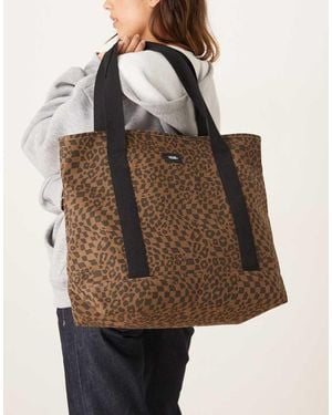 Vans Bolso Tote Y Negro Con Estampado Estilo Perro Salchicha Pergs De - Marrón