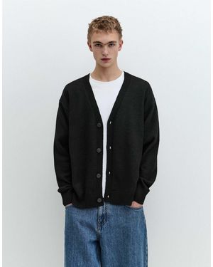 Pull&Bear Basic-cardigan - Blau