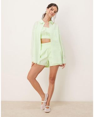 Nike Chill Poplin 5 Inch Shorts - Green