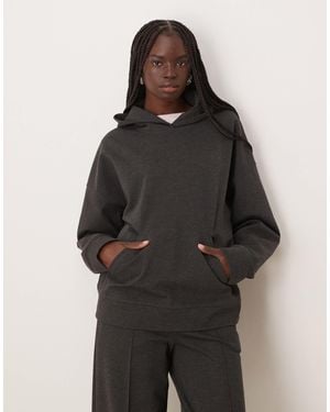Mango Wasabi Jersey Hoodie Co-Ord - Black