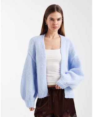 Vero Moda Zacht Vest Zonder Sluiting Met Blousonmouwen - Wit