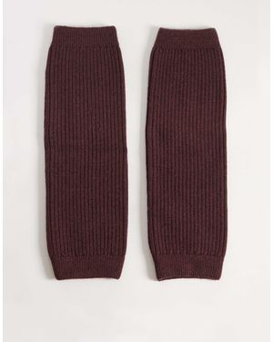 ASOS Knitted Leg Warmers - Purple