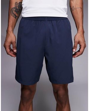 4505 Icon 7 Inch Quick Dry Training Shorts With Zip Pockets - Blue