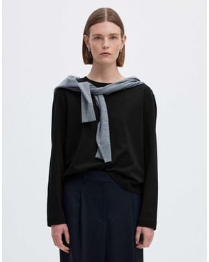 SELECTED – t-shirt - Schwarz