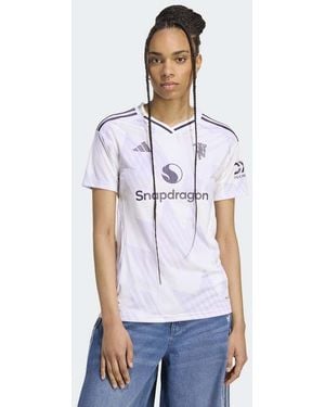 adidas Originals Manchester United 25/26 Away Jersey - White