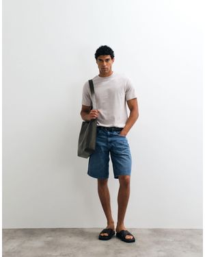 Redefined Rebel – valencia – locker geschnittene jeansshorts - Blau