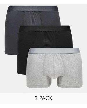New Look 3 Pack Boxers - Grey