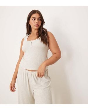 ASOS Asos Design Curve Mix & Match Rib Vest - White