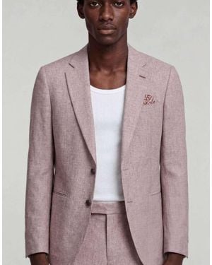 Harry Brown Giacomo Slim Fit Single Breasted Suit Jacket - Brown