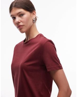 Mango Cotton T-shirt - Red