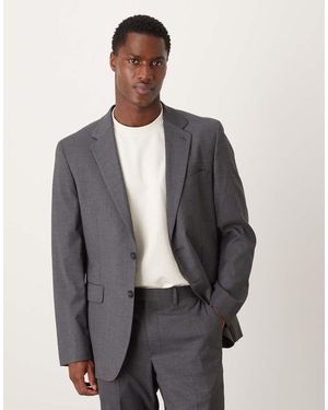 Mango Milan Slim Fit Blazer Co-ord - Grey