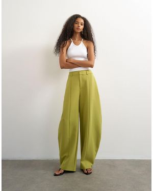 TOPSHOP Co Ord Barrel Trousers - Green
