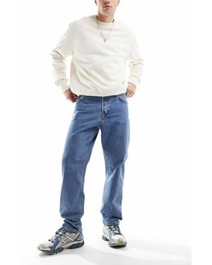 Weekday – barrel – lockere geschnittene jeans - Blau