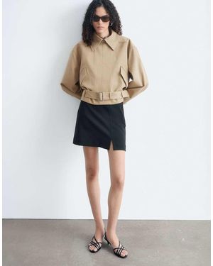 & Other Stories Short Trench Jacket - White