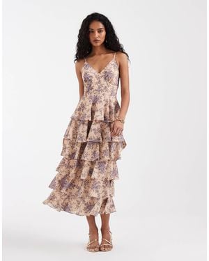Pretty Lavish – midaxi-kleid - Mehrfarbig