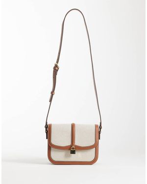 Mango Cross Body Bag With Buckle - White