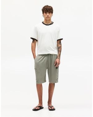 Pull&Bear Bermuda Stile Cargo - Neutro