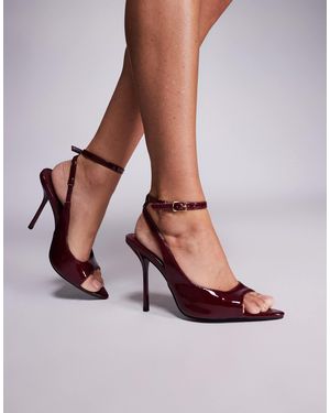 SIMMI Simmi London Theodosia High Heeled Sandals With Ankle Ties - Brown