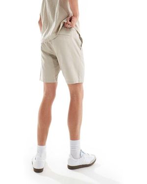 New Look Chino Corti Grigio Pietra - Neutro
