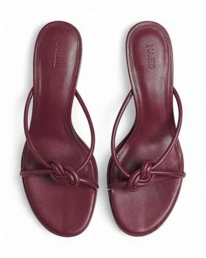 NA-KD Knot Detail Heels - Purple