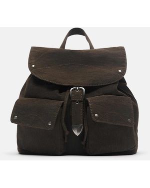 Pull&Bear – rucksack - Schwarz