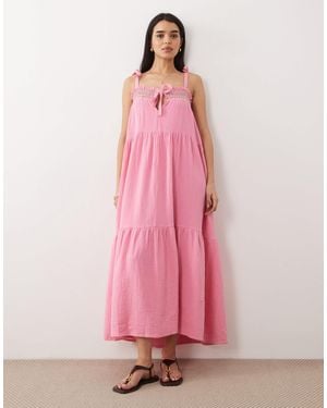 Iisla & Bird – maxi-strandkleid - Pink