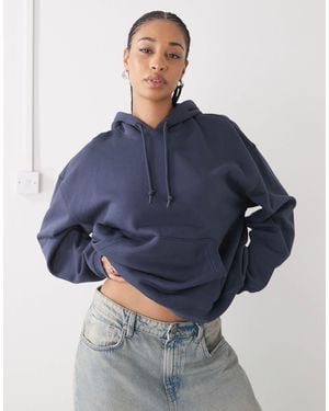 Weekday Essence Hoodie - Blue