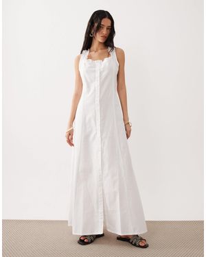 esmé studios – maxi-strandkleid - Weiß