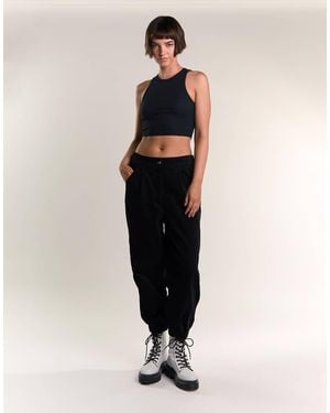 agon® Cuffed Ankle Cargo Trousers - Natural