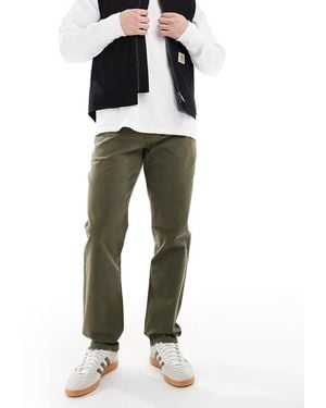 Farah Norwood Straight Fit Chino Trousers - Green