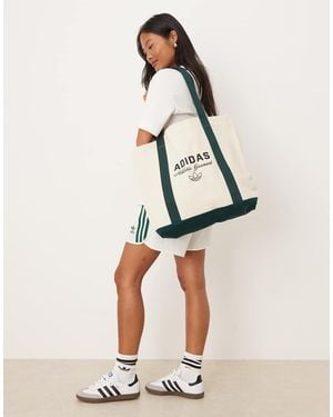 adidas Originals Borsa Shopping Bianca - Neutro