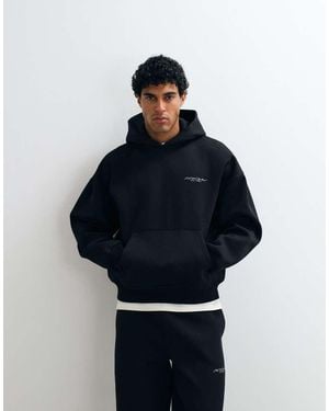 ASOS Extreme Oversized Hoodie With Embroidered Logo Print - Blue
