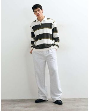 New Look Wide Leg Jogger - White