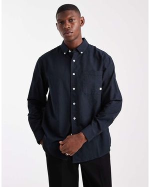 Farah Brewer Long Sleeve Shirt - Blue